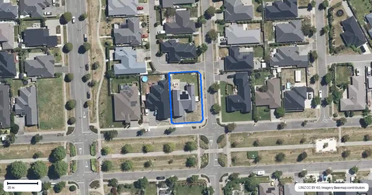 Property context map for 64 Tutaipatu Avenue, Pegasus