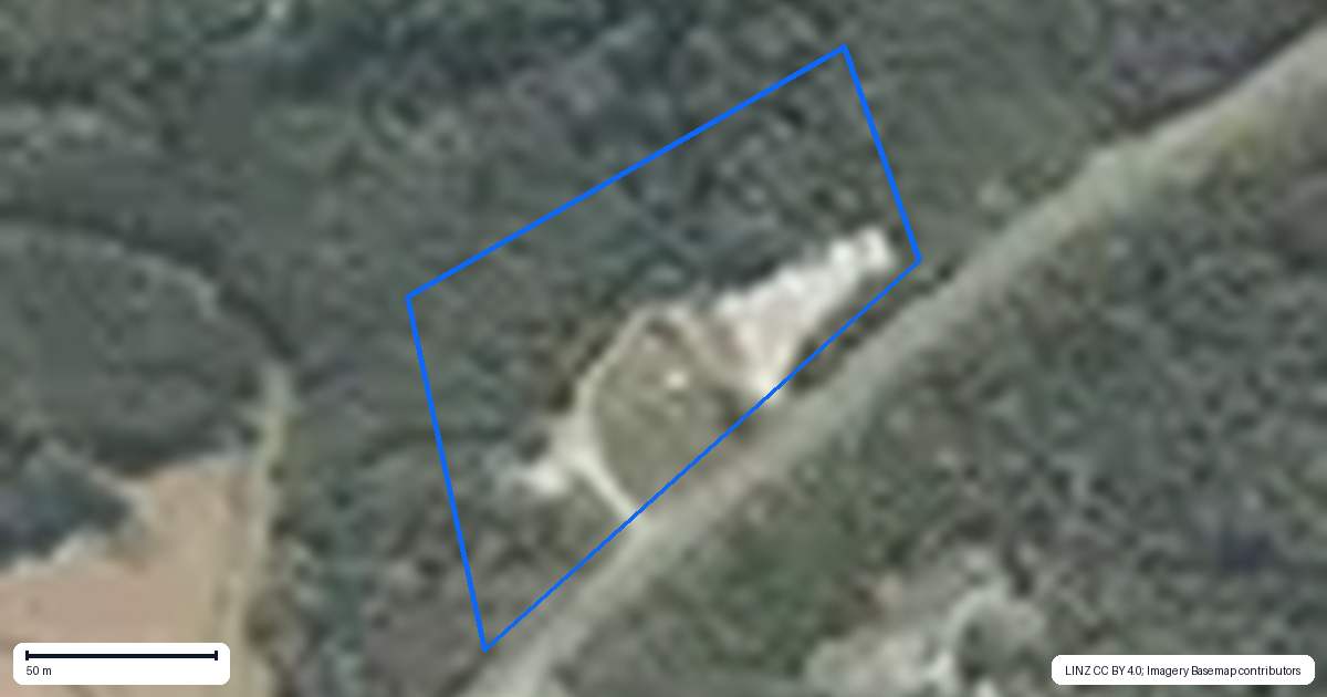 Property context map for 47 Fenian Lead Road, Marsden, Greymouth