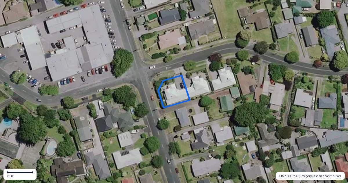 Property context map for 2A Laurence Street, Queenwood, Hamilton