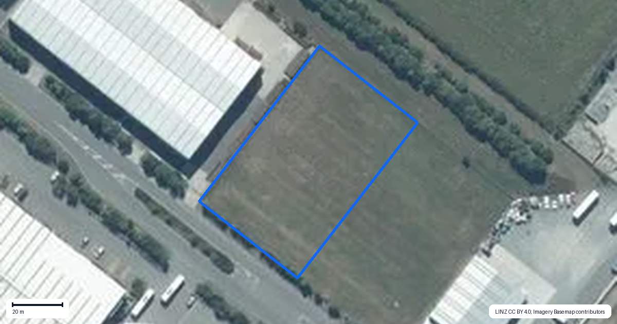 Property context map for 52 Detroit Drive, Rolleston