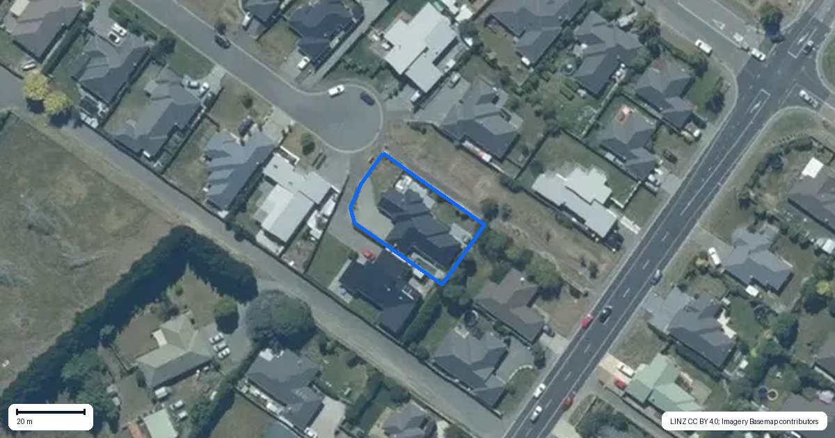 Property context map for 26 Henley Close, Rolleston