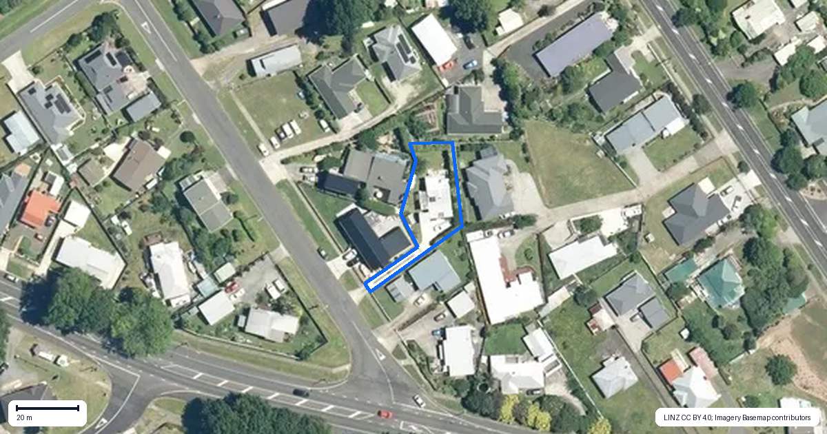 Property context map for 35 Mueller Street, Waihi