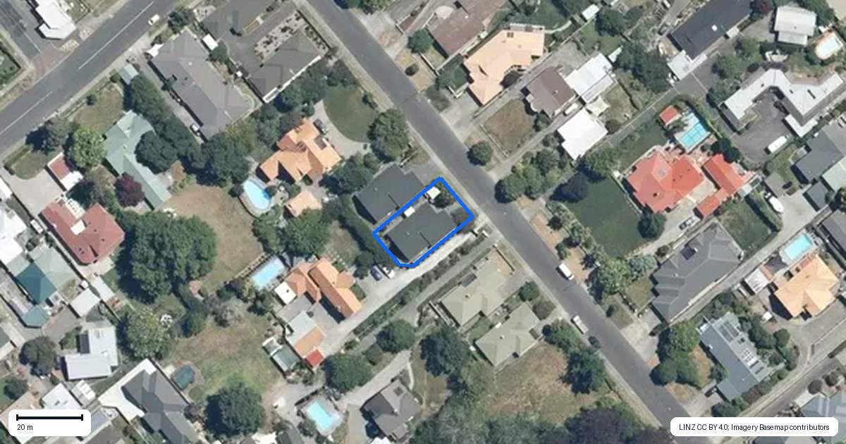 Property context map for 702B York Street, Mahora, Hastings