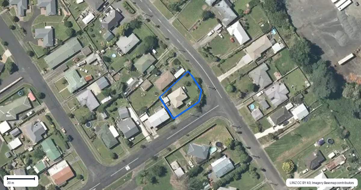 Property context map for 51 Totara Street, Putaruru
