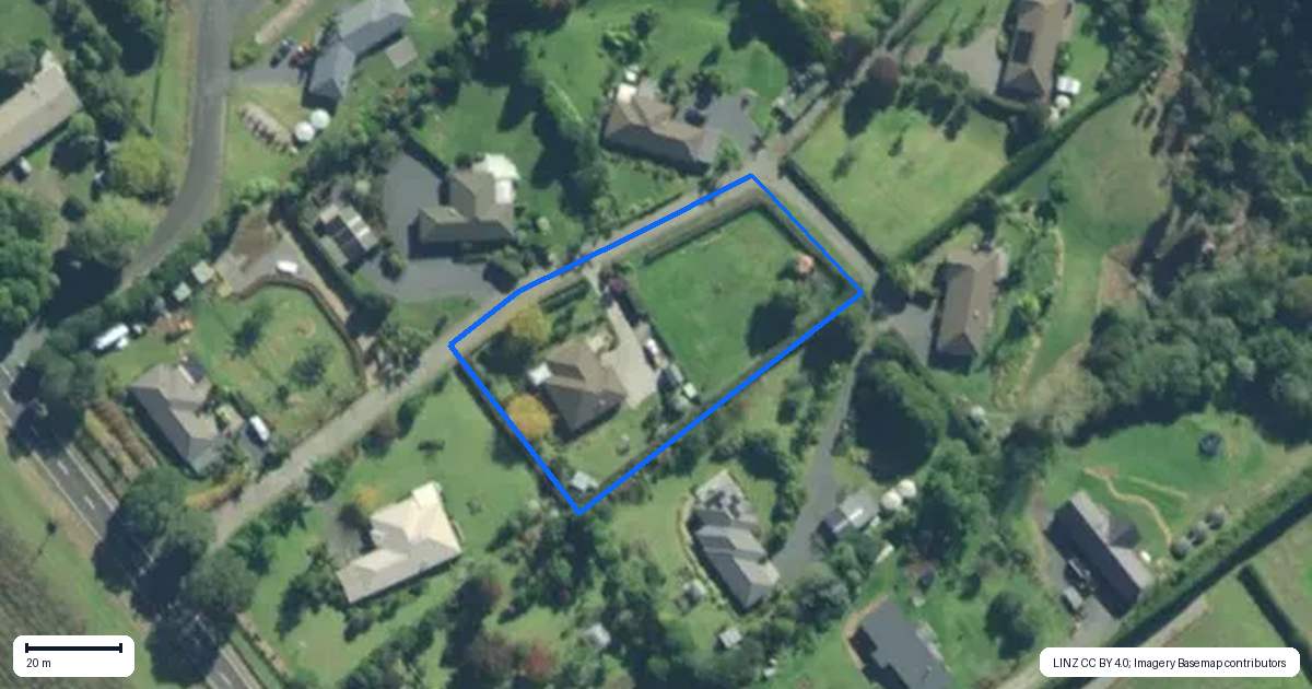 Property context map for 29D Darwin Road, Kerikeri