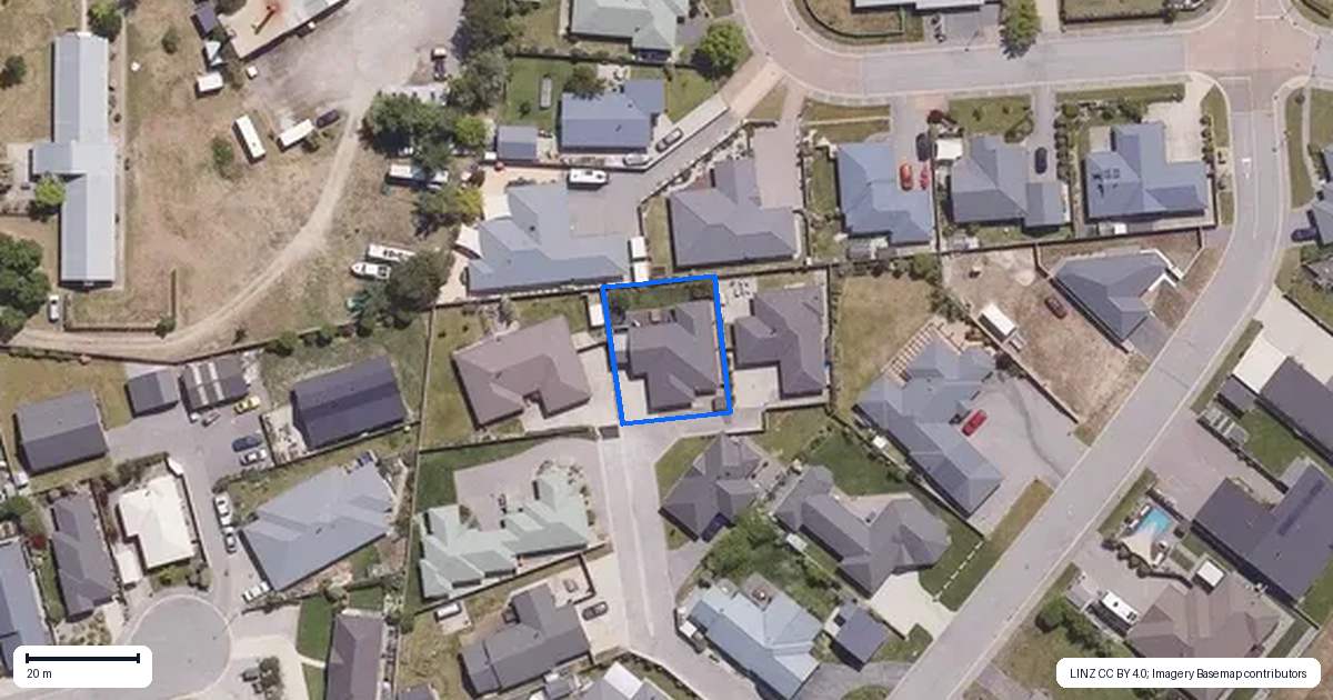 Property context map for 5B Kawarau Court, Cromwell