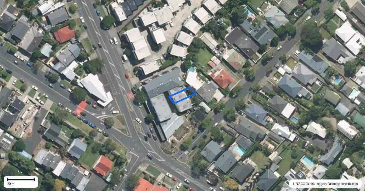 Property context map for 11C Garnet Road, Westmere, Auckland