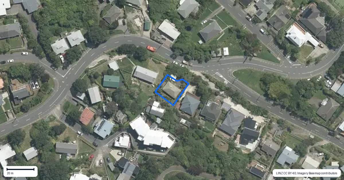 Property context map for 131A Cockayne Road, Khandallah, Wellington