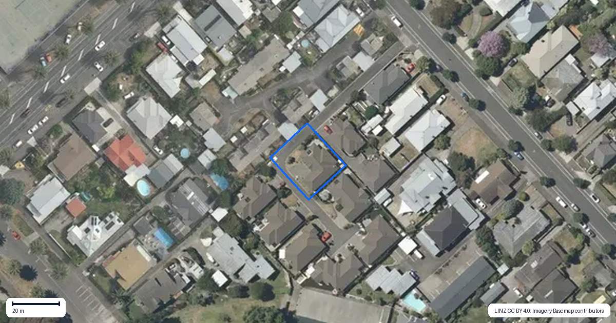 Property context map for 8B Nelson Crescent, Napier South, Napier