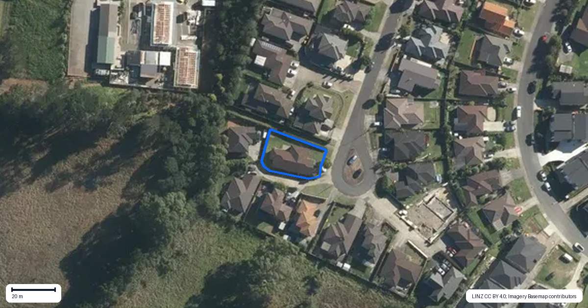 Property context map for 45 Cityview Place, Massey, Auckland