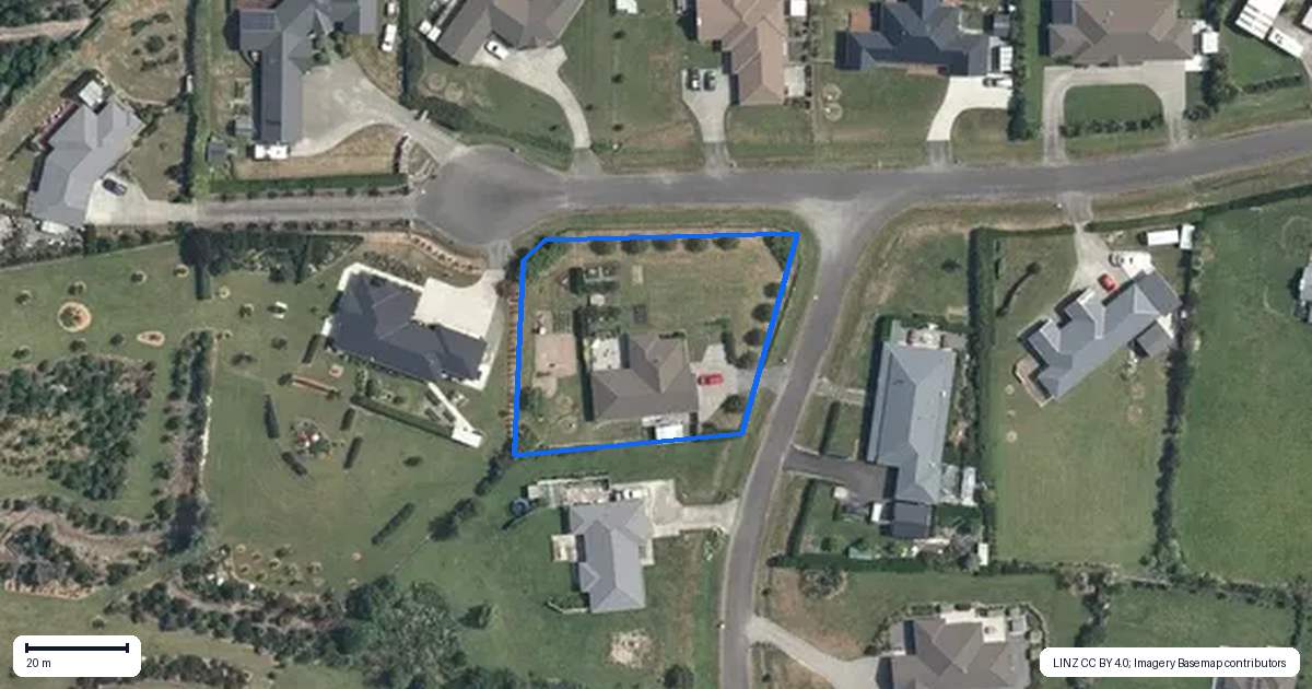 Property context map for 2 Sambar Lane, Feilding