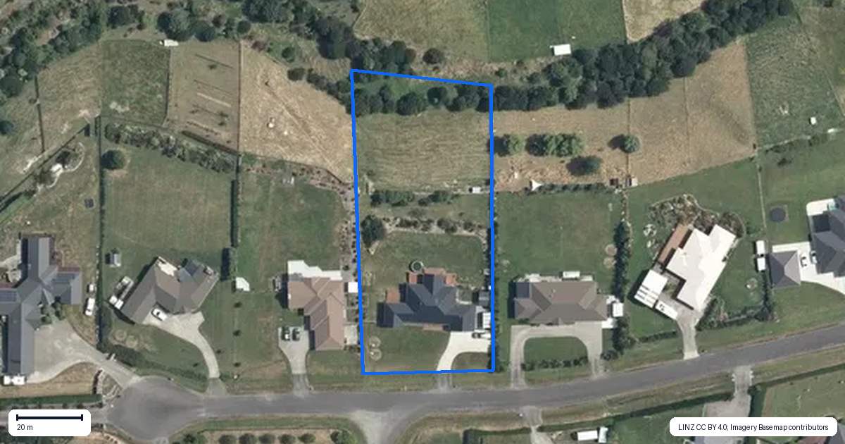Property context map for 14 Fallow Avenue, Feilding
