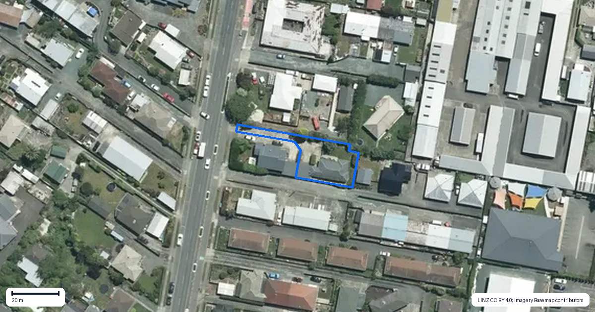 Property context map for 121 Muritai Street, Tahunanui, Nelson