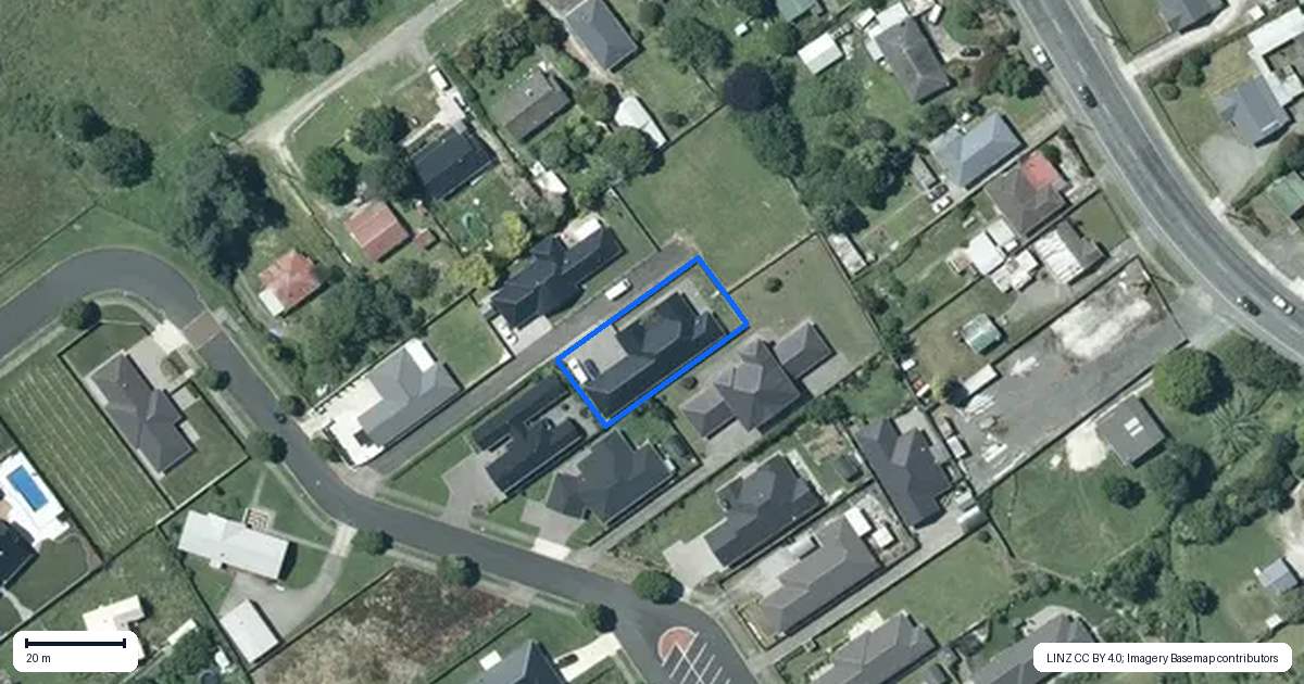 Property context map for 7 Robin Azariah Place, Te Kuiti