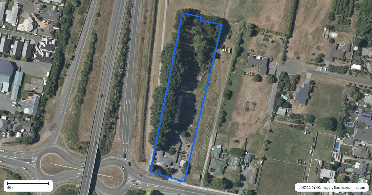 Property context map for 122 Meeanee Road, Jervoistown, Napier