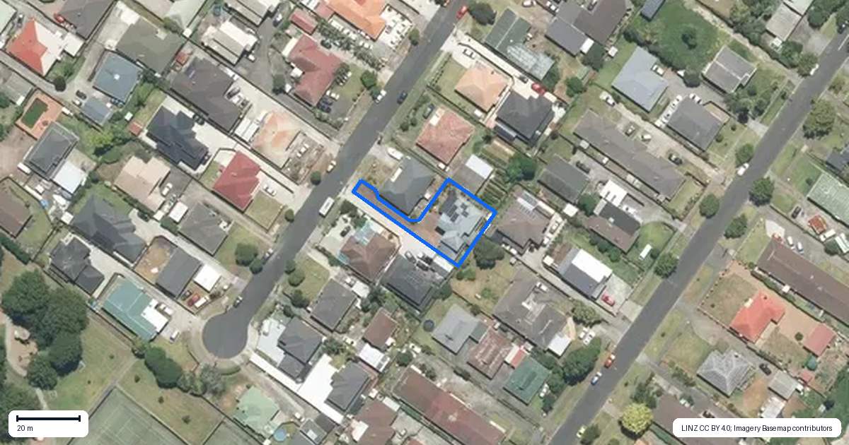 Property context map for 14A Elizabeth Avenue, Papatoetoe, Auckland