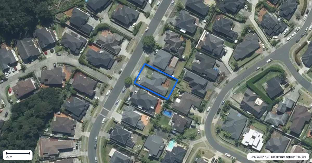 Property context map for 45 Harrowglen Drive, Northcross, Auckland