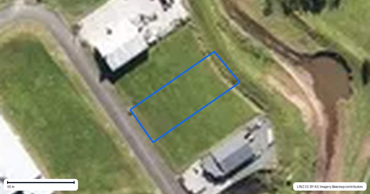 Property context map for 43 North Park Drive, Kaitaia