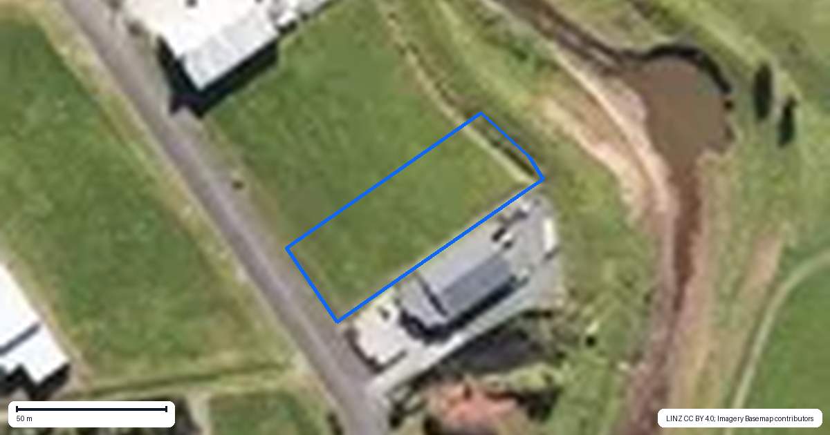 Property context map for 47 North Park Drive, Kaitaia