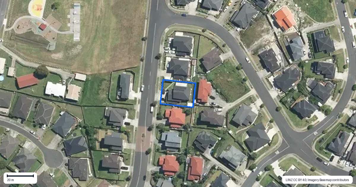 Property context map for 144 Keri Vista Rise, Papakura