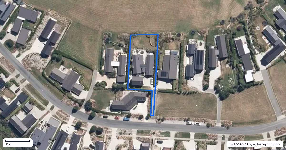 Property context map for 84 Jacks Point Rise, Jacks Point, Queenstown