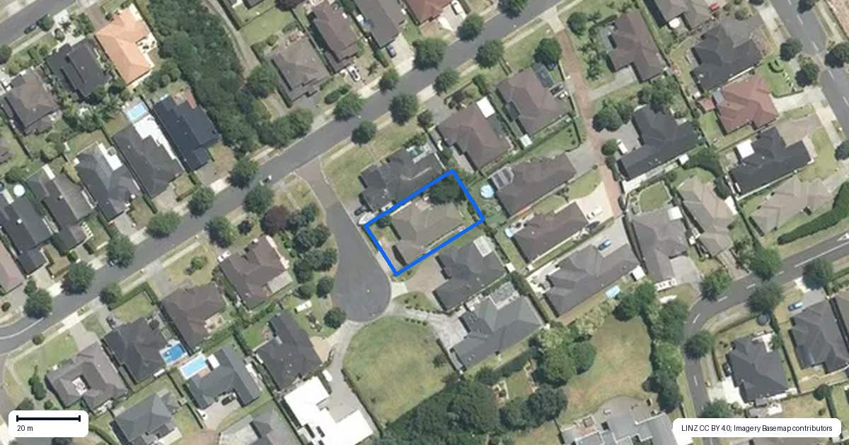 Property context map for 4 Fiorano Place, Karaka, Papakura