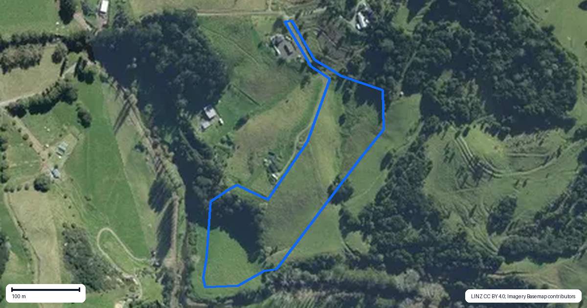 Property context map for 140B Doel Road, Kawakawa