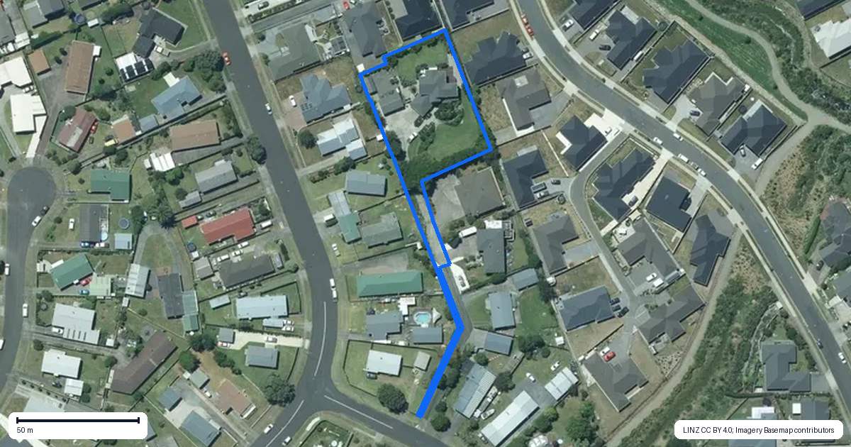 Property context map for 1D Silvan Place, Bell Block, New Plymouth