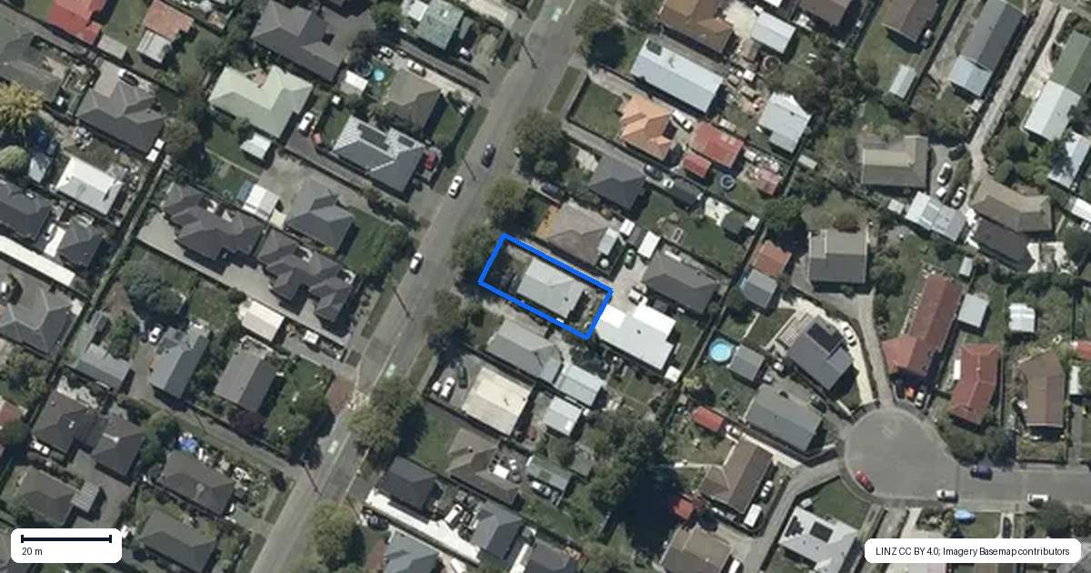 Property context map for 64 Smith Street, Woolston, Christchurch