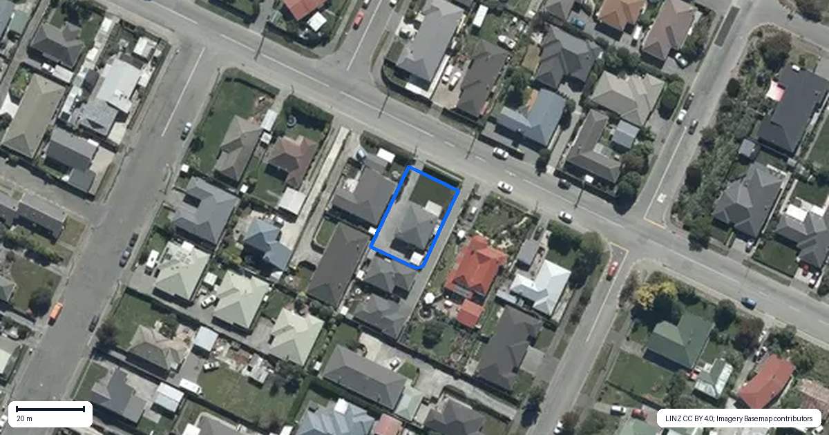 Property context map for 30 Factory Road, Belfast, Christchurch