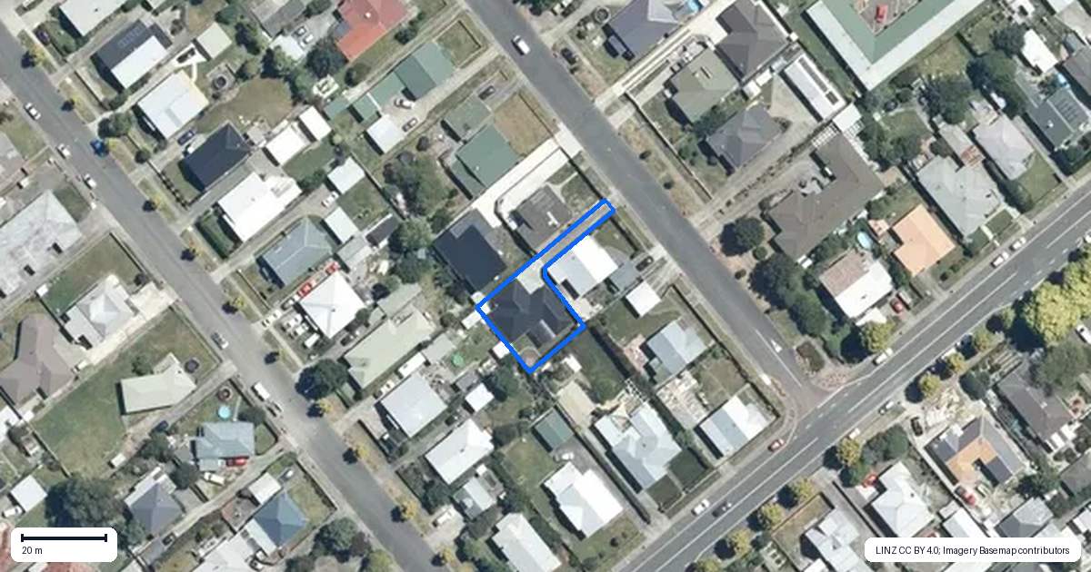 Property context map for 703A Buller Street, Akina, Hastings