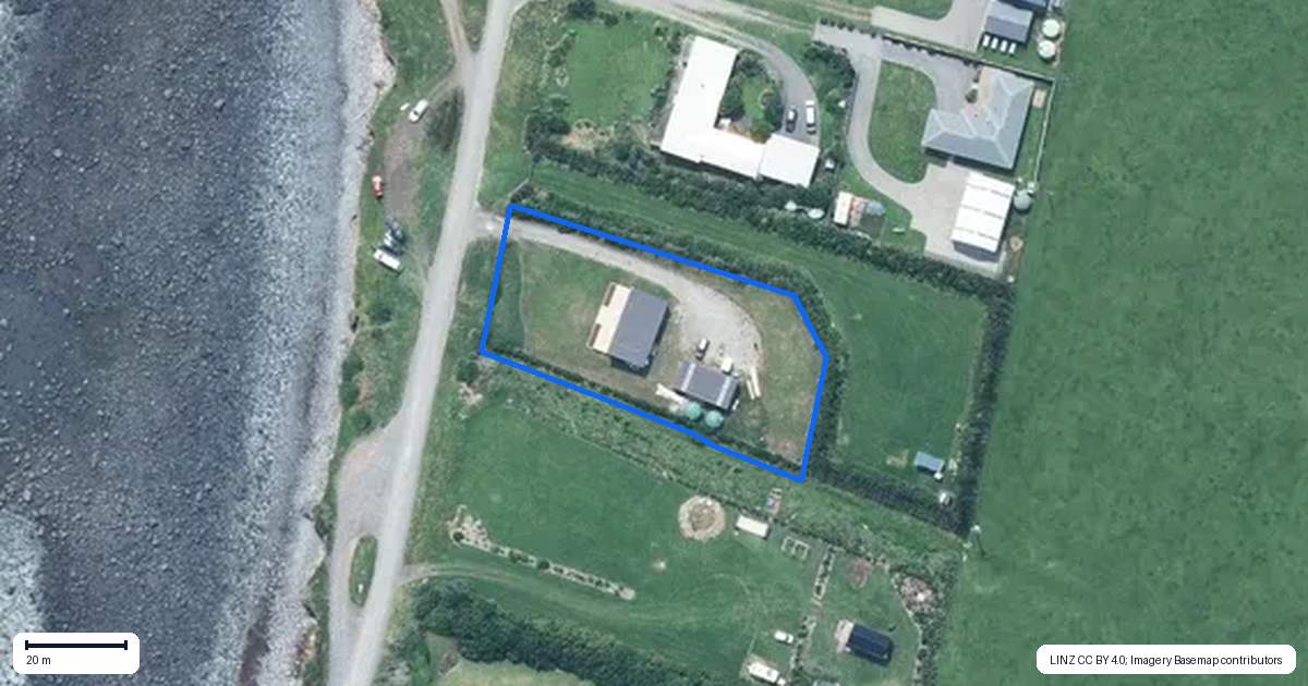 Property context map for 428 Stent Road, Warea