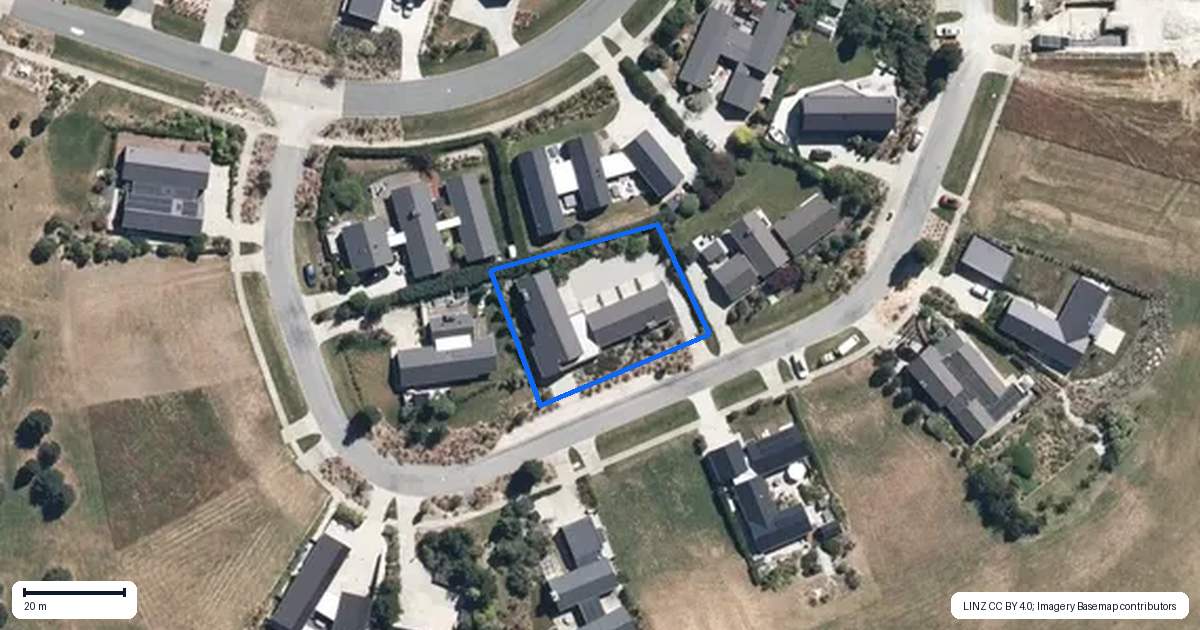 Property context map for 8 Pendeen Crescent, Jacks Point, Queenstown