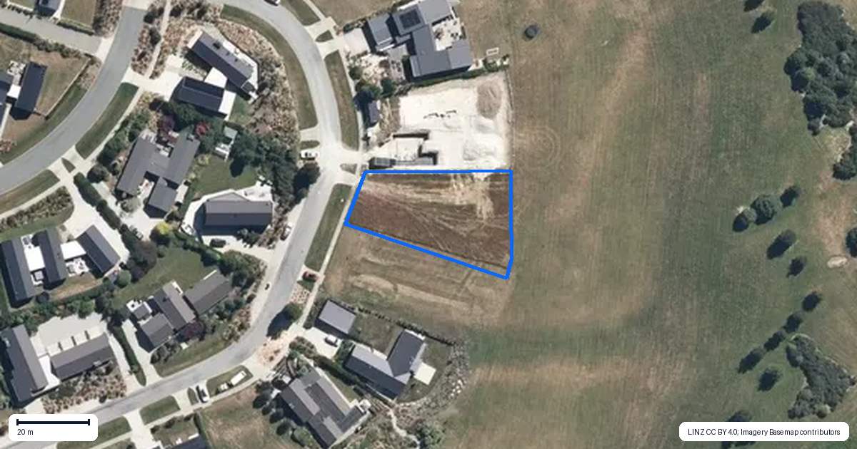 Property context map for 11 Pendeen Crescent, Jacks Point, Queenstown