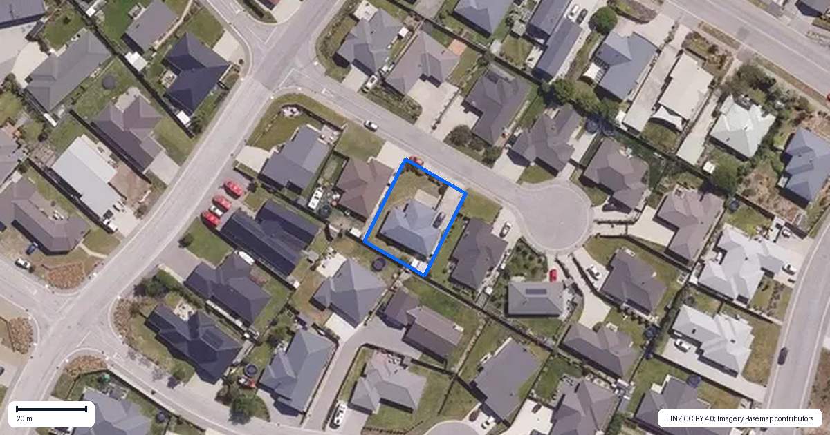 Property context map for 6 Hopgood Place, Cromwell