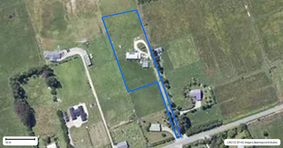 Property context map for 271 Utopia Road, Westport