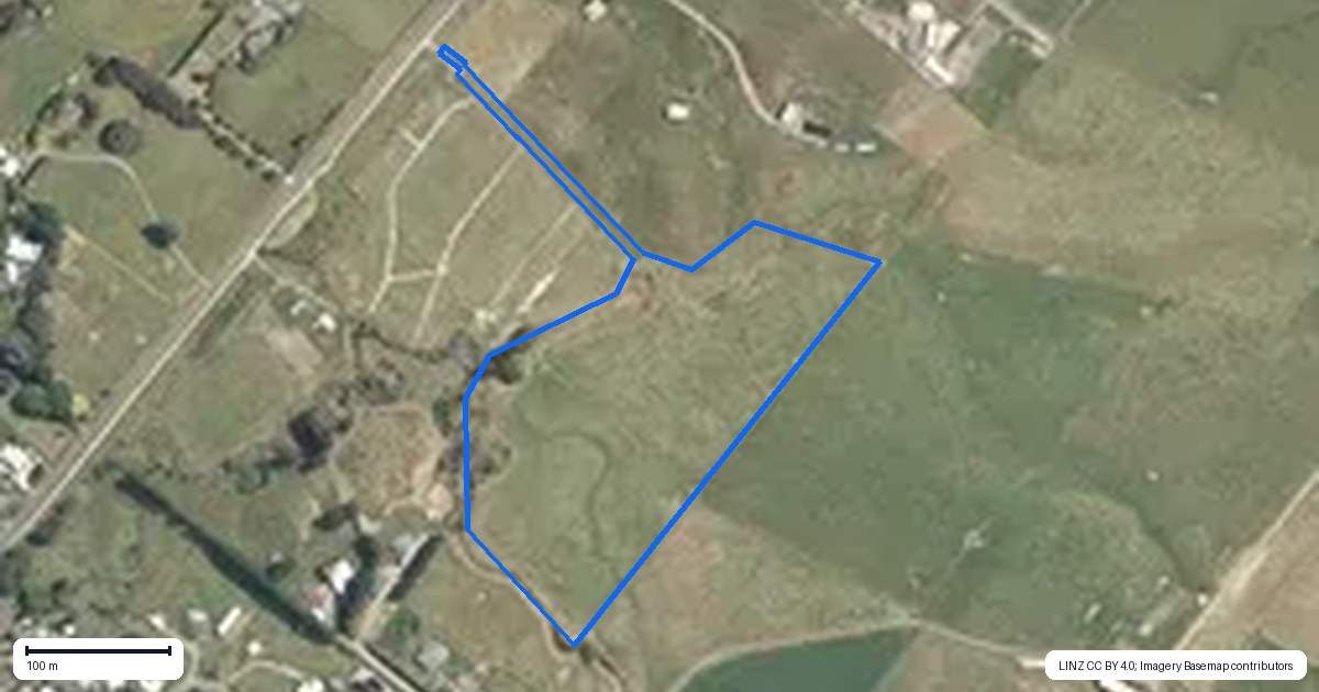 Property context map for 68 Cemetery Road, Sanson