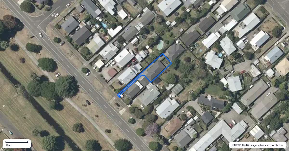Property context map for 181A Georges Drive, Napier South, Napier