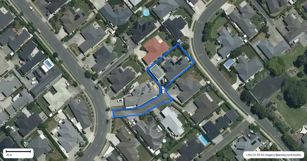 Property context map for 25 Taranaki Place, Richmond