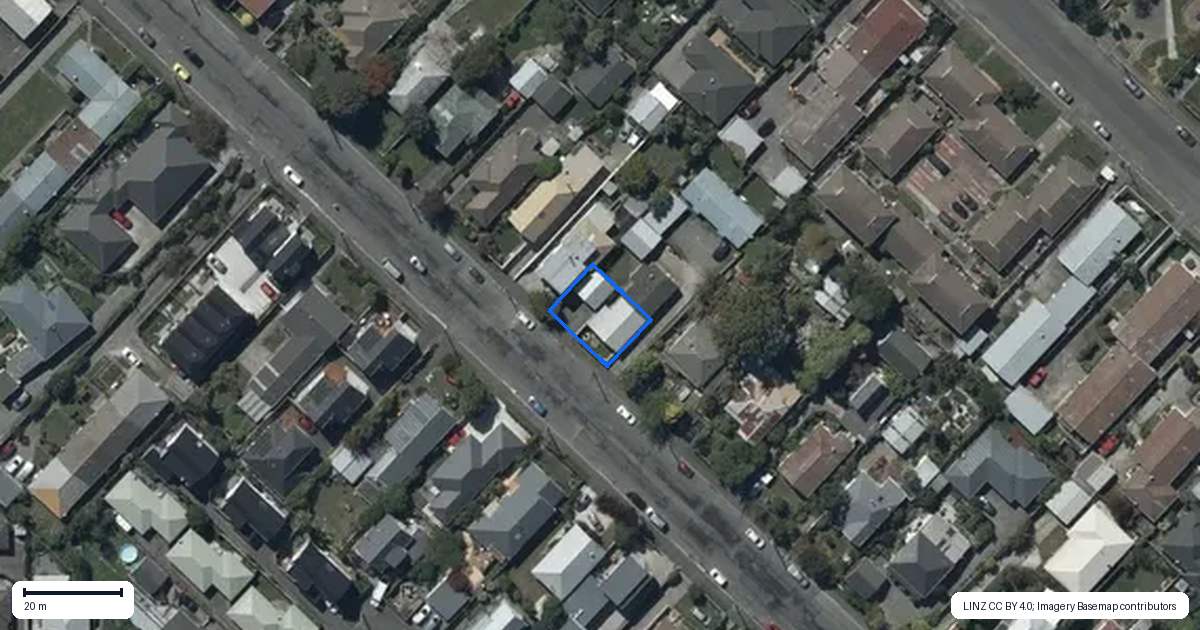 Property context map for 1/125 Southampton Street, Sydenham, Christchurch