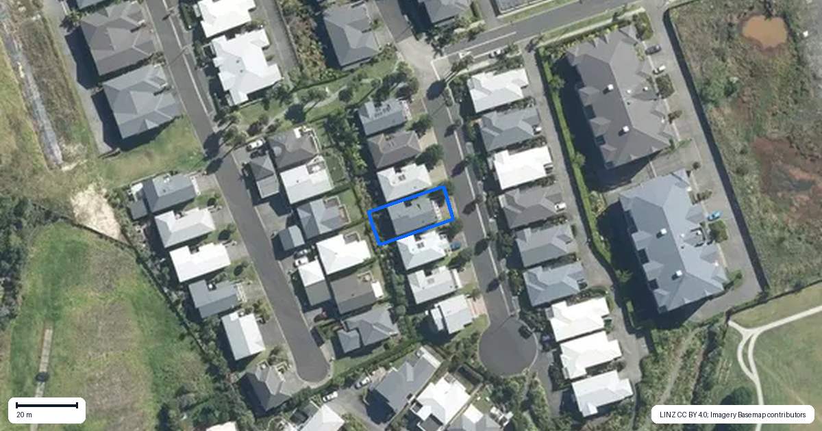 Property context map for 13 Landmark Terrace, Orewa