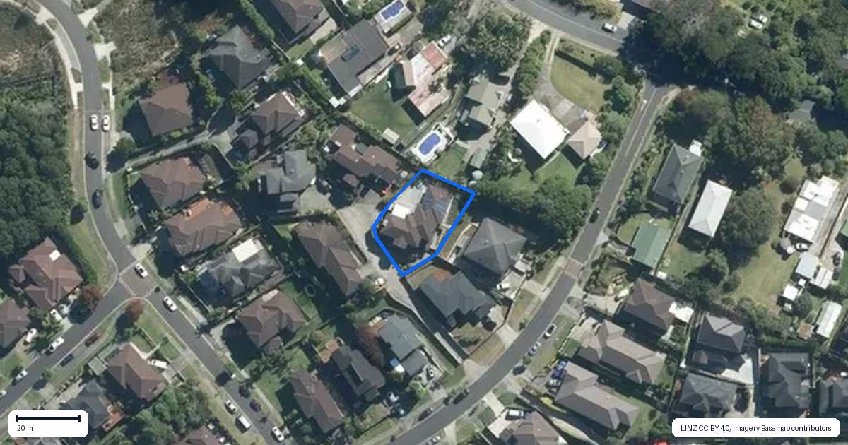 Property context map for 76 Travis View Drive, Fairview Heights, Auckland
