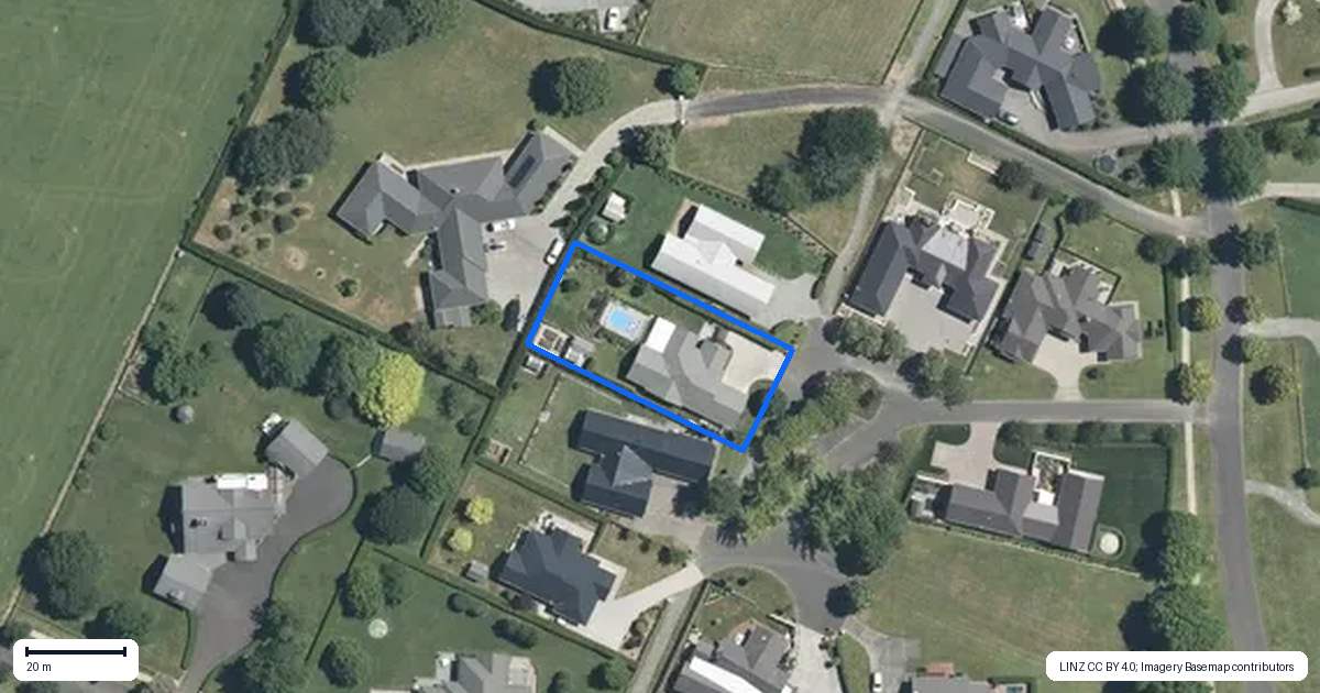 Property context map for 8 Oakfield Close, Matamata