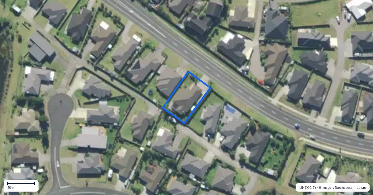 Property context map for 36 Plover Street, One Tree Point, Whangarei