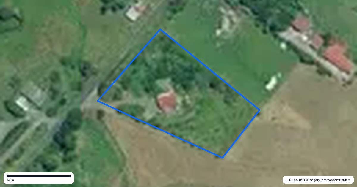 Property context map for 702 Tahuroa Road, Morrinsville