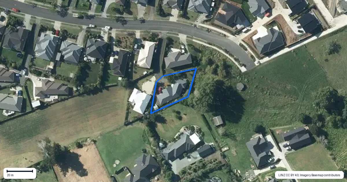 Property context map for 44 Motiti Street, Warkworth