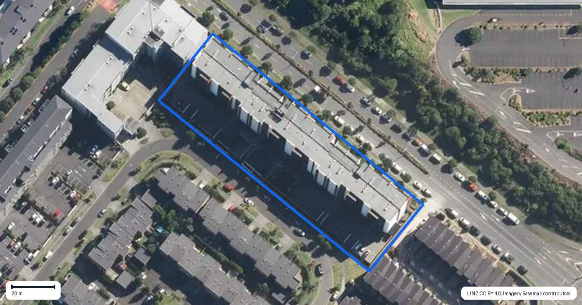 Property context map for 216/189 College Road, Stonefields, Auckland