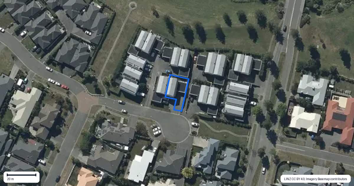 Property context map for 4A Sienna Court, Aidanfield, Christchurch