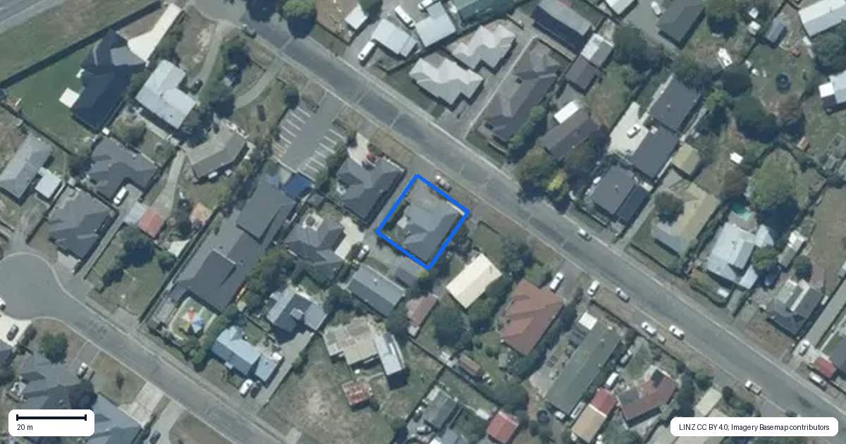 Property context map for 29 Elizabeth Street, Rolleston