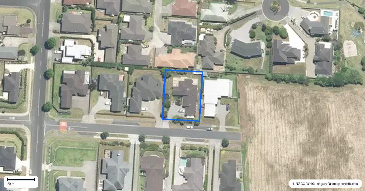 Property context map for 7 Judith Anne Drive, Pukekohe